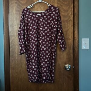 Old navy burgundy dress